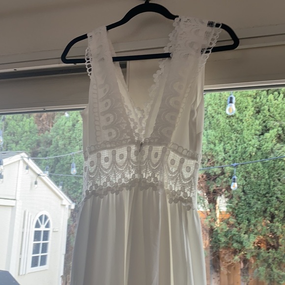 Boho white dress - Picture 3 of 4